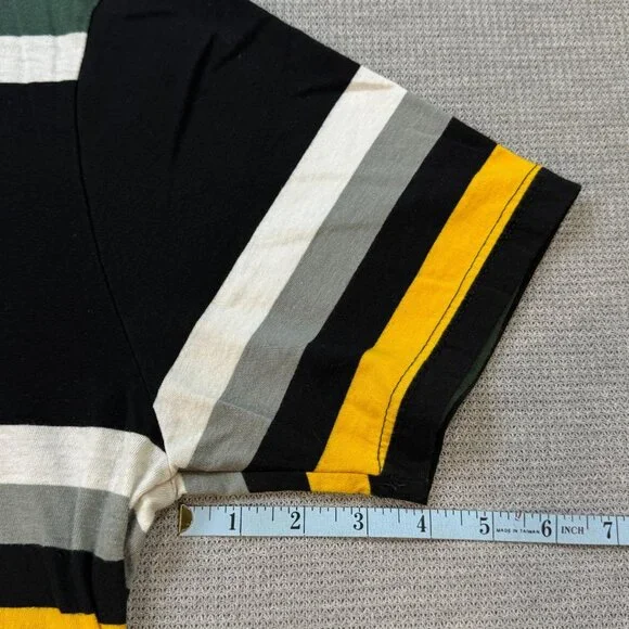 Primitive Skateboarding Striped Short-Sleeve T-Shirt Multicolor Top Mens Medium - Picture 9 of 9